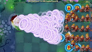 Plants Vs Zombies 2 - 100 Plants Level 1 Vs 100 Monkey Zombies Level 10 - PvZ 2