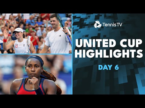 Swiatek vs Muchova; Gauff, De Minaur & More Feature | United Cup 2025 Day 6 Highlights