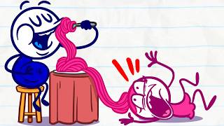 Truth Or Hair | Pencilmation Cartoons!