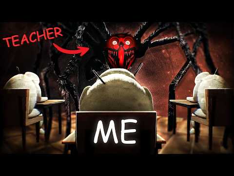 A Horror Game Where I Have To Cheat On My Exam Without My SPIDER TEACHER Seeing Me...