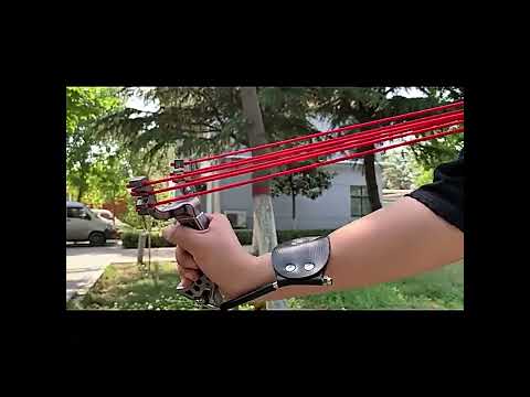 Short bird Hunting Slingshot with Wrist Support