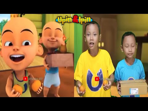 Upin Ipin dapat jeruk || Kompilasi tiru aksi Upin Ipin