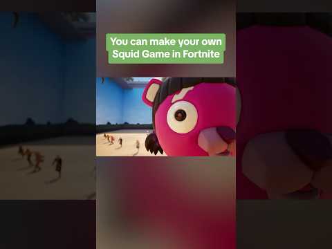 Are you going to make your own Squid Game in Fortnite or will you just play? #fortnite #squidgame