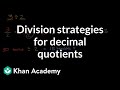 Dividing and Decimal Representation