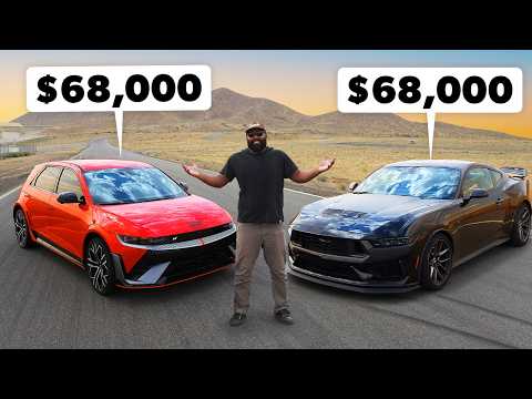 Hyundai Ioniq 5N vs. Mustang Dark Horse: EV Sports Car Showdown