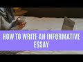Informative Essay Writing Essentials