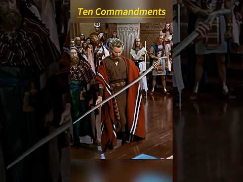 ⚖️ The Ten Commandments (1956) | “Let My People Go” – Moses’ Bold Declaration Against Pharaoh 👑🔥💥