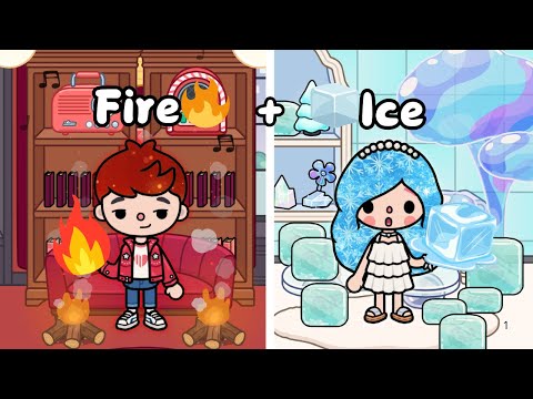 Fire🔥 + 🧊Ice = Love 💖? | Toca Sad Story | Toca Life World | Toca Boca