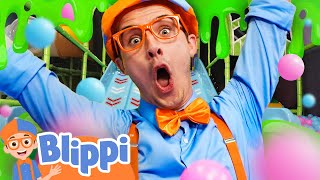 How Did Slime Get in the Indoor Playground? | Explore Colors + Play with Slime! | Educational Videos