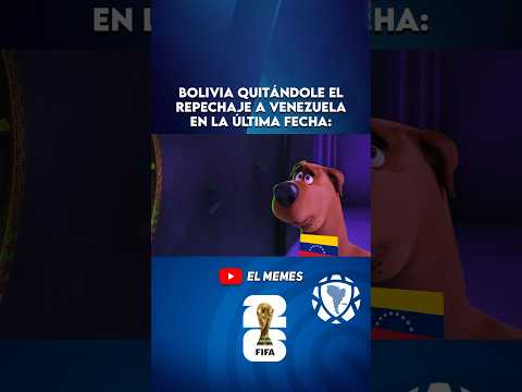 Solo podía ir uno 😔 #venezuela #bolivia #eliminatorias #elmemes #memes #futbol #mundial #humor