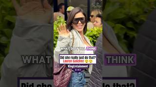 😳 LAUREN SANCHEZ DID WHAT…? .What do YOU think? 👇#LaurenSanchez #JeffBezos