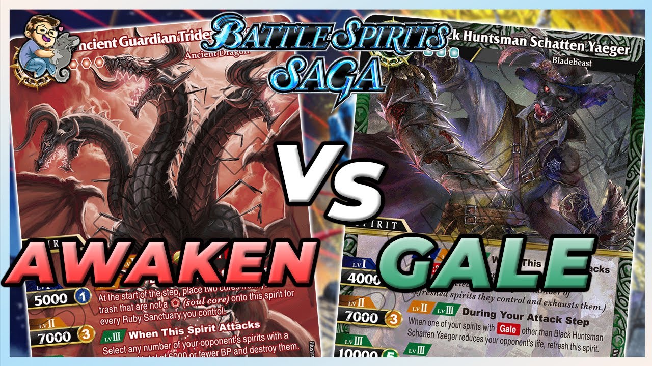 Battle Spirits Saga: Awaken Trident Dragon VS Gale Schatten Yaeger [BSS03 Meta]