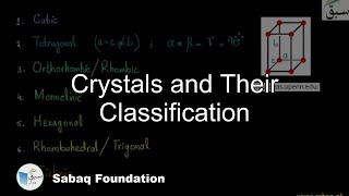 Crystals and Their Classification
