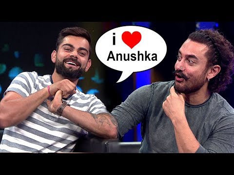 Virat Kohli Accepts LOVE For GIRLFRIEND Anushka Sharma On Aamir Khan's Secret Superstar