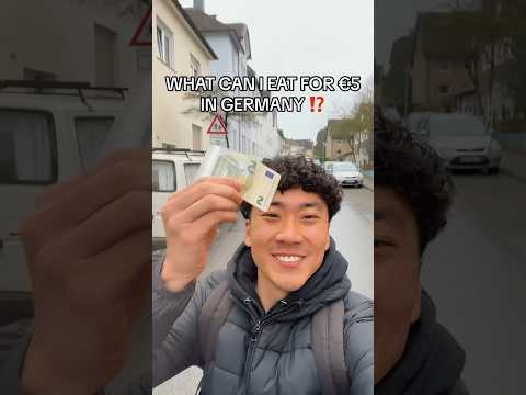 WHAT CAN I EAT FOR €5 IN GERMANY 💶🇩🇪⁉️ #5euro #germany #eatingshowasmr #eatwithme #trending