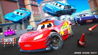 Cars on the Road 🏁 | Epic Cars Race Challenge! Lightning McQueen vs Jackson Storm | Cars for Kids