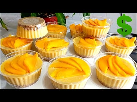 El POSTRE en VASO que más se vende en TODO el AÑO   🥭 RECETA DE Pay de MANGO EN Vasitos