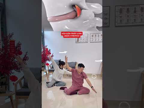 Đau thắt lưng? Thử kéo giãn với cách sau nhé! #vungocson #drson #short #daulung