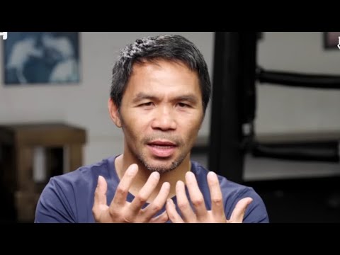 Manny Pacquiao Reacts to Challenging Floyd Mayweather to a Rematch before His Fight vs Mario Barrios