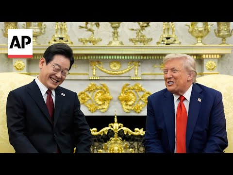 YouTube video thumbnail: South Korea's President Raises Prospect of a 'Trump Tower' in North Korea
