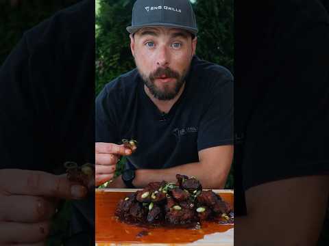 Pork Butt Burnt Ends Recipe - How To Smoke Pork Butt Burnt Ends On The Kettle Grill #shorts #bbq
