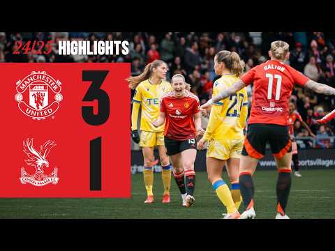 TWO For Terland! 🤩 | Man Utd vs Crystal Palace | Highlights