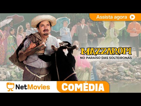 Mazzaropi: No Paraíso das Solteironas (1969)🟡Filme de Comédia Completo🟡Nacional | NetMovies Comédia