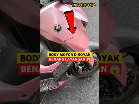Body Motor Rusak Gara-gara Benang Layangan | INFOPEDIA