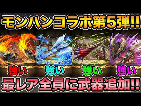 モンハンコラボ第5弾実施決定！分岐アシスト進化が超優秀！性能を解説しながら見ていきます！【スー☆パズドラ】