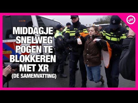 190 AANHOUDINGEN bij XR-demonstratie bij A10