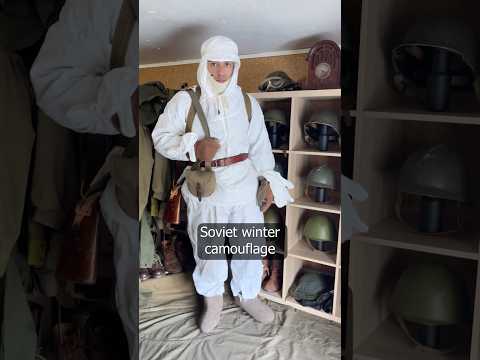 Could You Handle the Cold? Soviet WWII Winter Uniform #shorts #history #ww2  #reenactment #winter