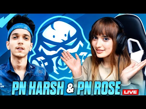 PN HARSH & PN ROSE LIVE RANK PUSH TO GRANDMASTER ?? - #PNHARSH #SHORTS #PNROSE #FREEFIRELIVE