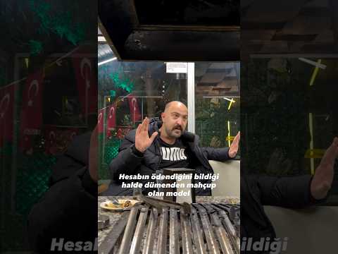 Hesabın ödendiğini bildiği halde dümenden mahçup olan model - Oğuzhan Alpdoğan