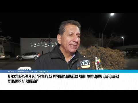 Elecciones en el PJ: "Están las puertas abiertas para todo aquel que quiera sumarse al partido"