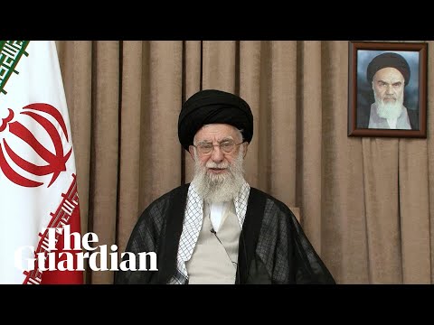 YouTube video thumbnail: Khamenei Says Iran Will Strike Back if US Hits Again, in First Remarks Since Ceasefire