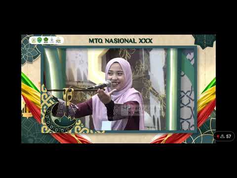 Penampilan Dea Pratiwi di MTQ Nasional