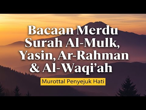 Bacaan Merdu Surah Al-Mulk, Yasin, Ar-Rahman & Al-Waqi'ah | Murottal Penyejuk Hati