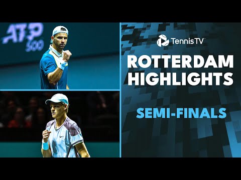 De Minaur Takes On Dimitrov; Sinner vs Griekspoor | Rotterdam 2024 Semi-Final Highlights