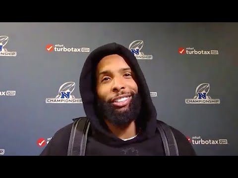 Odell Beckham Jr. On Playing With Matthew Stafford, Journey To NFC Championship Matchup video clip