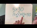 Multiplying by Multiples of 10 and the Associative Property