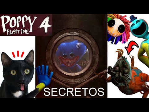 POPPY PLAYTIME 4 FINAL DEL JUEGO Y TODOS LOS SECRETOS HUGGY WUGGY ESTÁ VIVO