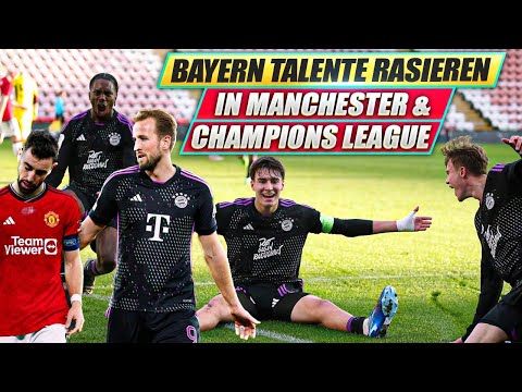 Wir haben die U-19 Talente von Bayern gescoutet 🔥😱 Manchester Vlog