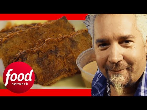 Guy Fieri Visits 'Flavor Town' Through Chicken-Fried Ribs!! | Diners Drive-Ins & Dives