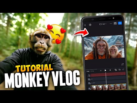 Instagram Trending MONKEY VLOG Kaise Banaye | How to create Monkey Vlog | Monkey Vlog Tutorial