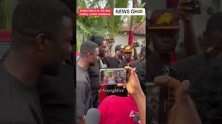 Kweku Manu at the late Daddy Lumba residence