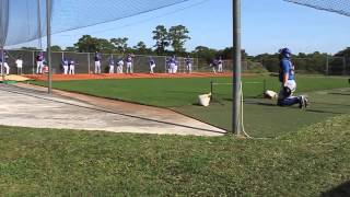 Erik Goeddel Throws A Bullpen At Mets Spring Training