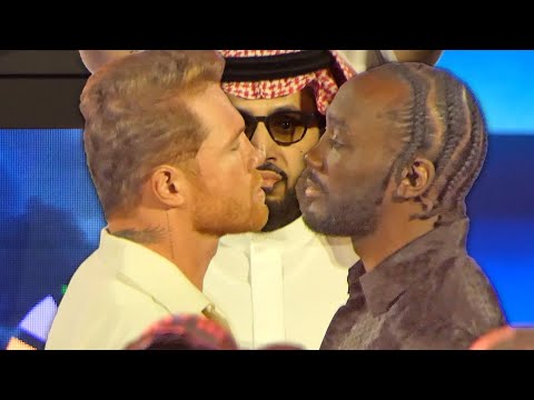 CANELO STEPS TO CRAWFORD!! • FULL FIRST FACE OFF • TKO BOXING
