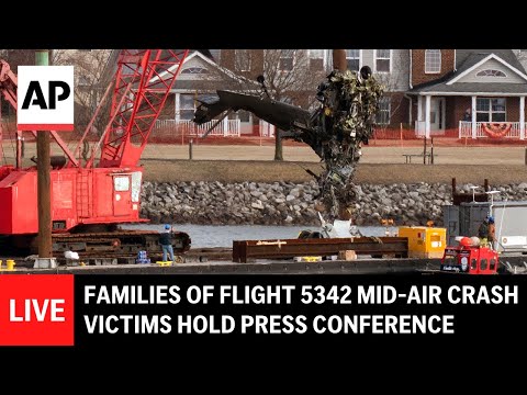 LIVE: Families of victims aboard American Eagle Flight 5342 hold press conference