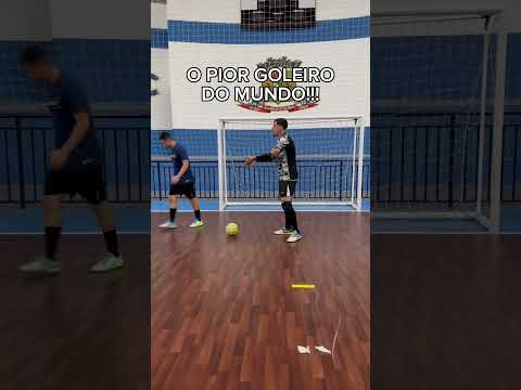 O pior goleiro do mundo!!! #futsal #futebol #resenha #goleiro