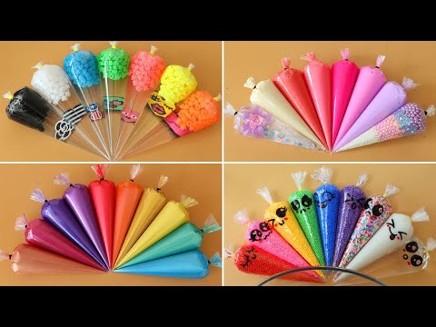 Making Slime with Best Piping Bags! Most Satisfying Slime Video★ASMR★#ASMR #PipingBags